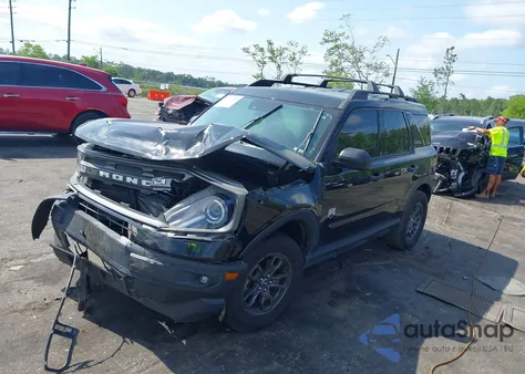 2021 Ford Bronco Sport Big Bend z USA, uszkodzony, nr VIN 3FMCR9B68MRA10365